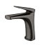 Grifo lavabo monomando Delos gun metal de Imex